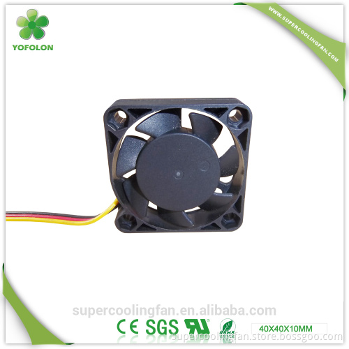 40x40x10mm 12V dc fan 9000rpm high cfm fan, toyon cooling fan, micro dc fan